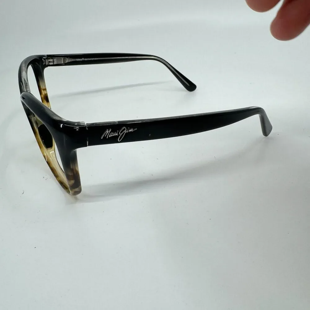 Maui Jim Italy‎ Starfish MJ744-02T 55-16-145 Black Sunglasses Frame H11501